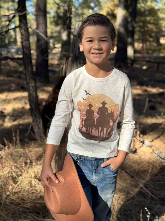 Cherokee T-shirt - Cowboy sunset