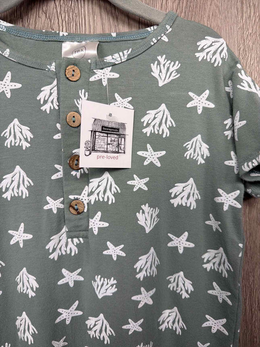 Tiny Button Apparel Child Size 3-4y Romper