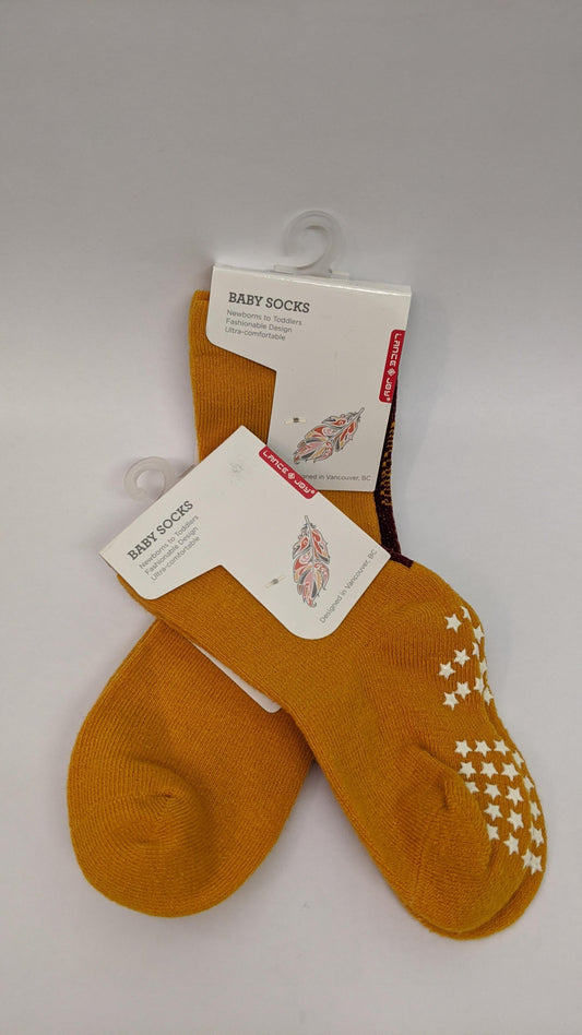 classic socks - ochre yellow