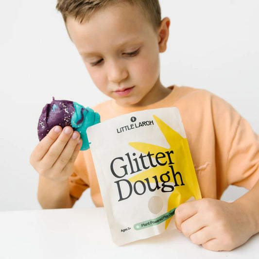 Natural glitter play dough - Unicorn