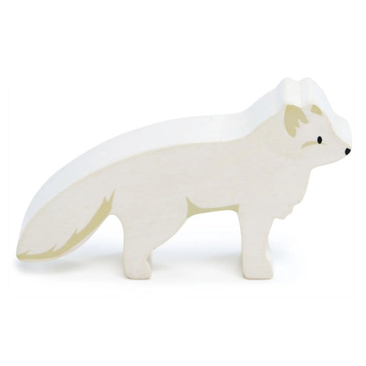 wooden animal - arctic fox