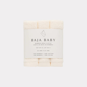 Wash Cloth 3 pack - Off-White