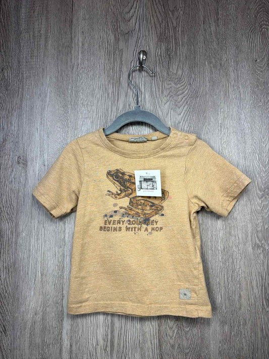 Wheat Size 9-12m Shirt