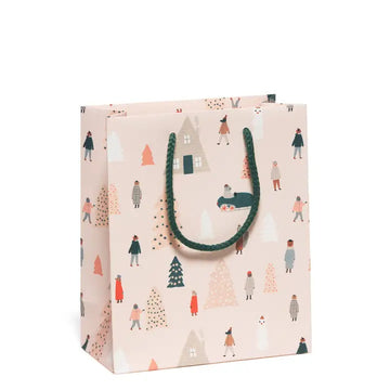 Pink trees - gift bag medium