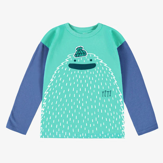 Turquoise Yeti t-shirt