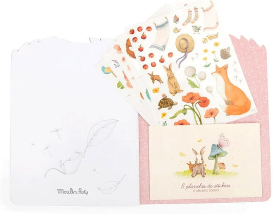 Les Rosalies - Sticker and coloring book