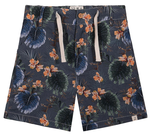 Mahalo Woven Shorts - Navy Floral