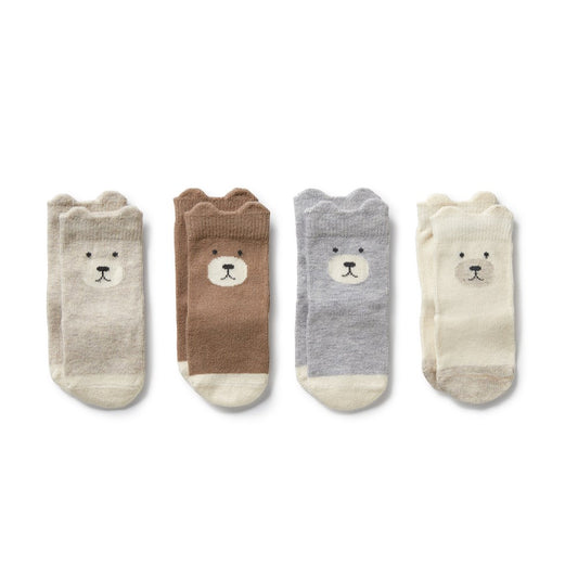Organic 4 Pack Baby Socks