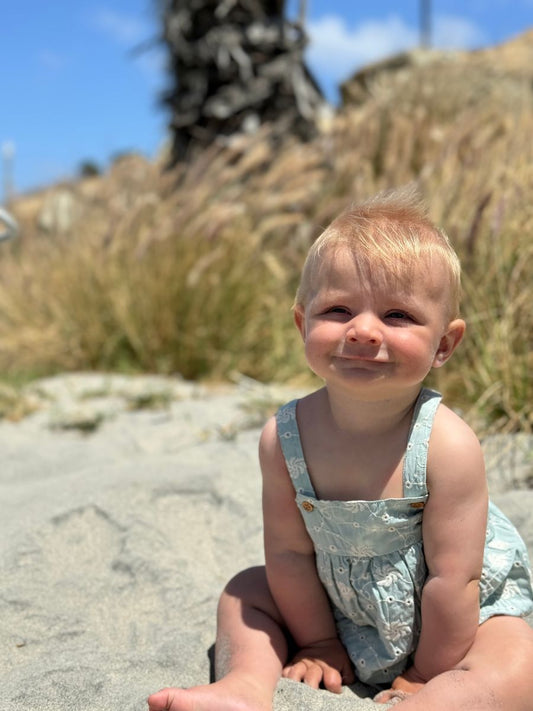 Hazel romper - Blue dandelion
