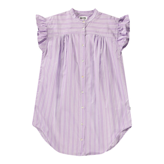 Cortny - purple rail stripe