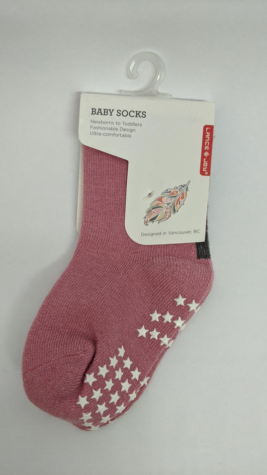 classic socks - petal pink