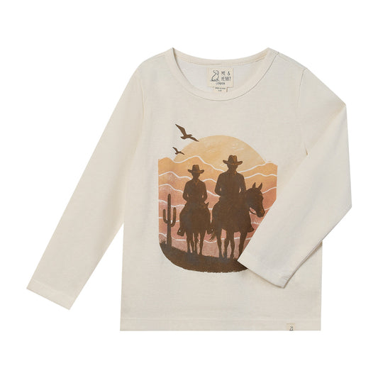 Cherokee T-shirt - Cowboy sunset