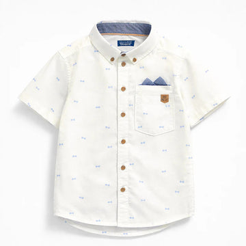 White patterned shirt