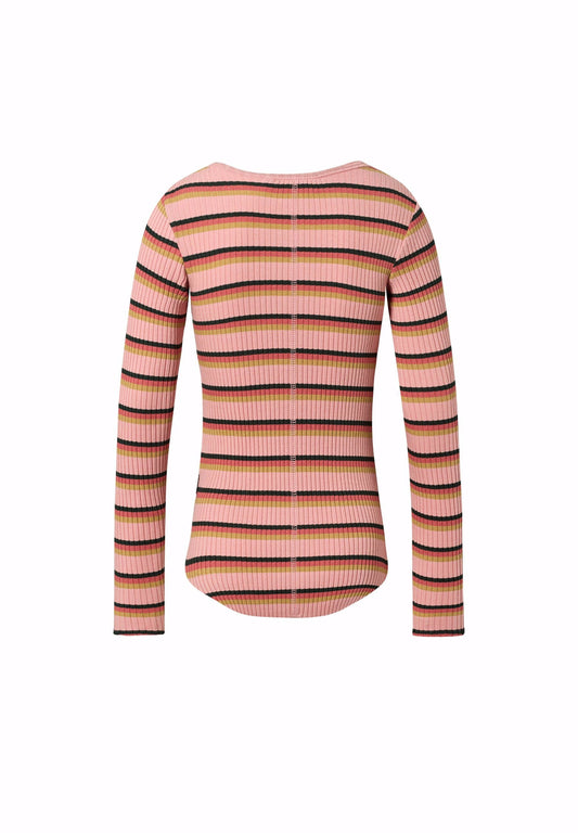 Rochelle - Rose Camel Stripe