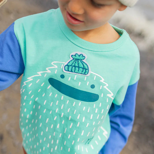 Turquoise Yeti t-shirt