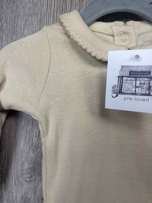 Wheat Size 0-3m Onesie