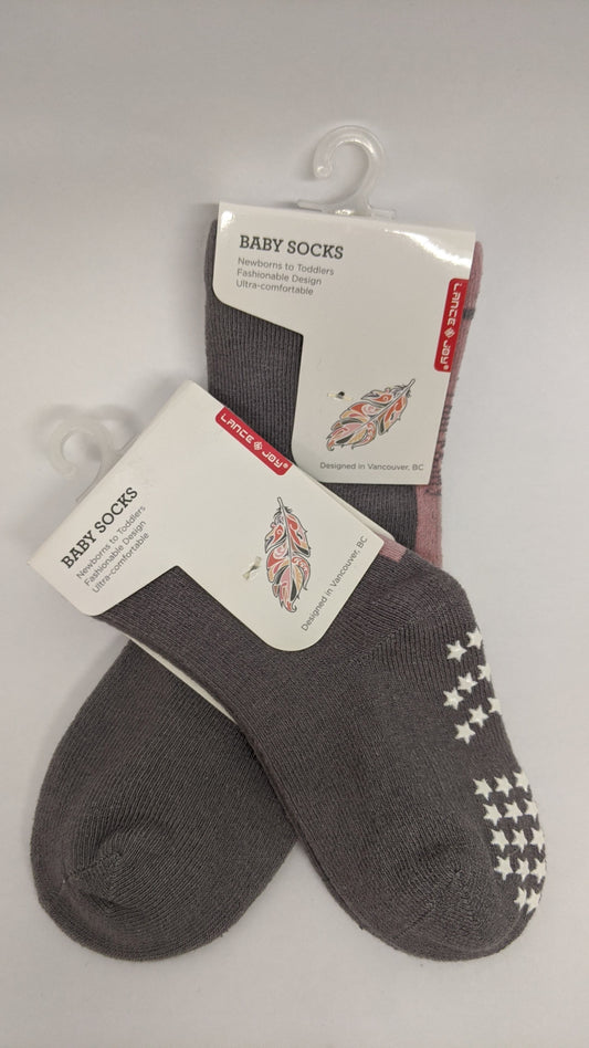 classic socks - stone grey