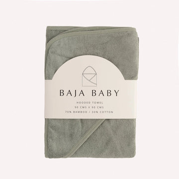 Hooded Towel - Sage Green