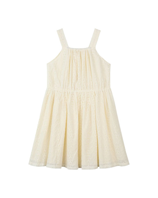 Sloane Dress - Cream Eyelet