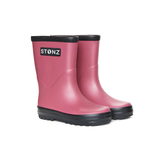 rain boots - dusty rose