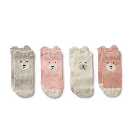 Organic 4 Pack Baby Socks