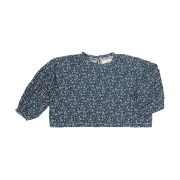 hannah blouse - blue floral