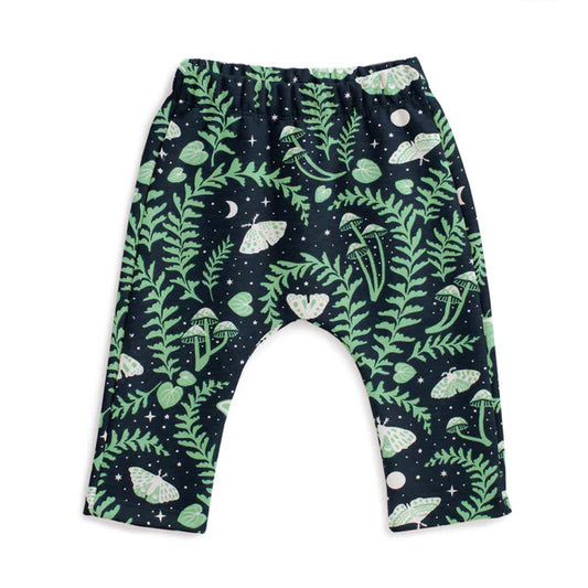 Harem Pants - Luna Moths Night Sky