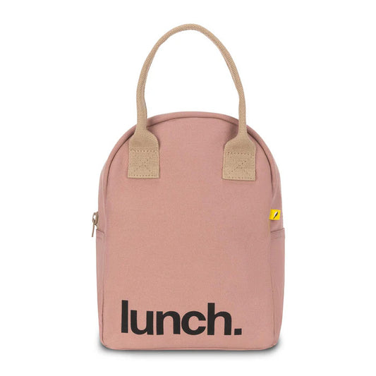 Zipper Lunch Bag - Vintage Rose