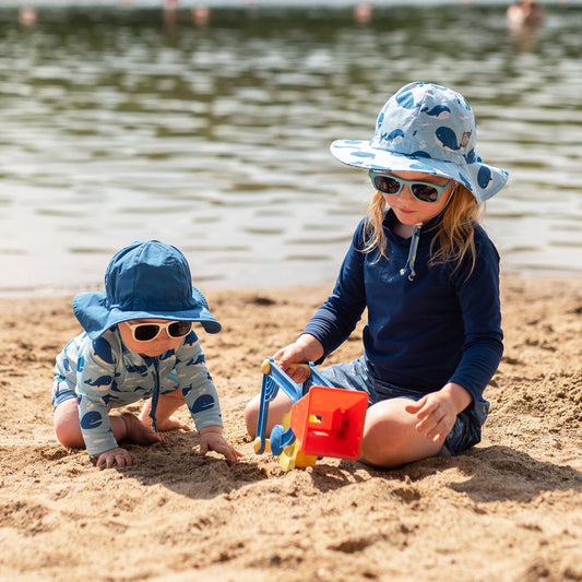 Sun Hat - Blue whale
