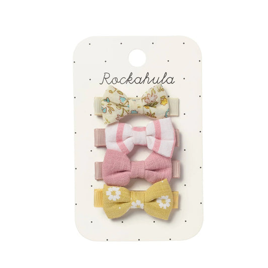 Petal Mini Bow Clip Set