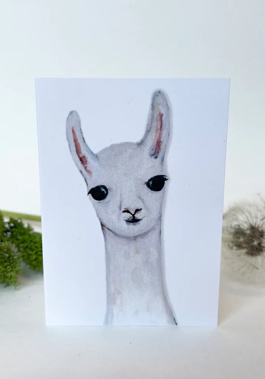 Mini Note Card - Llama