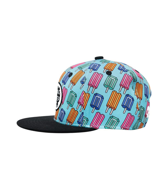pop blue neon snapback