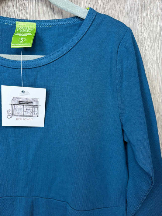 Peekaboo Beans Size 5y Dress
