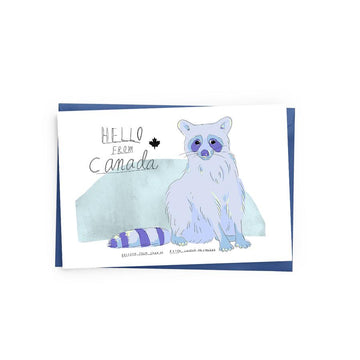 Hello From Canada - Raccoon