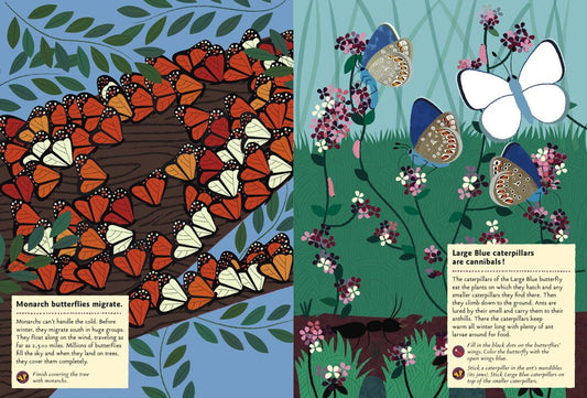 Butterflies of the World - Sticker Activity Book