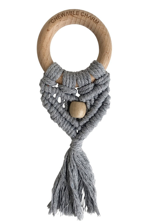 Celeste Macrame Teether with bead