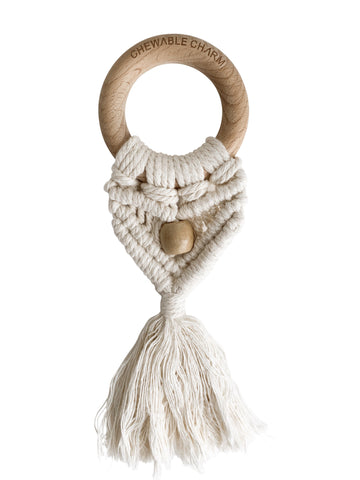 Celeste Macrame Teether with bead
