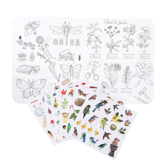 Le Botaniste - sticker and colouring book
