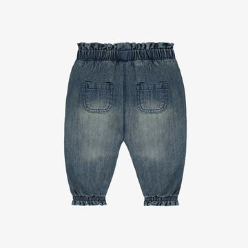 Ruffle denim
