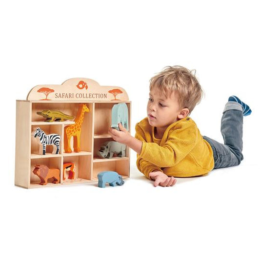 Safari Animals Collection w/ Display