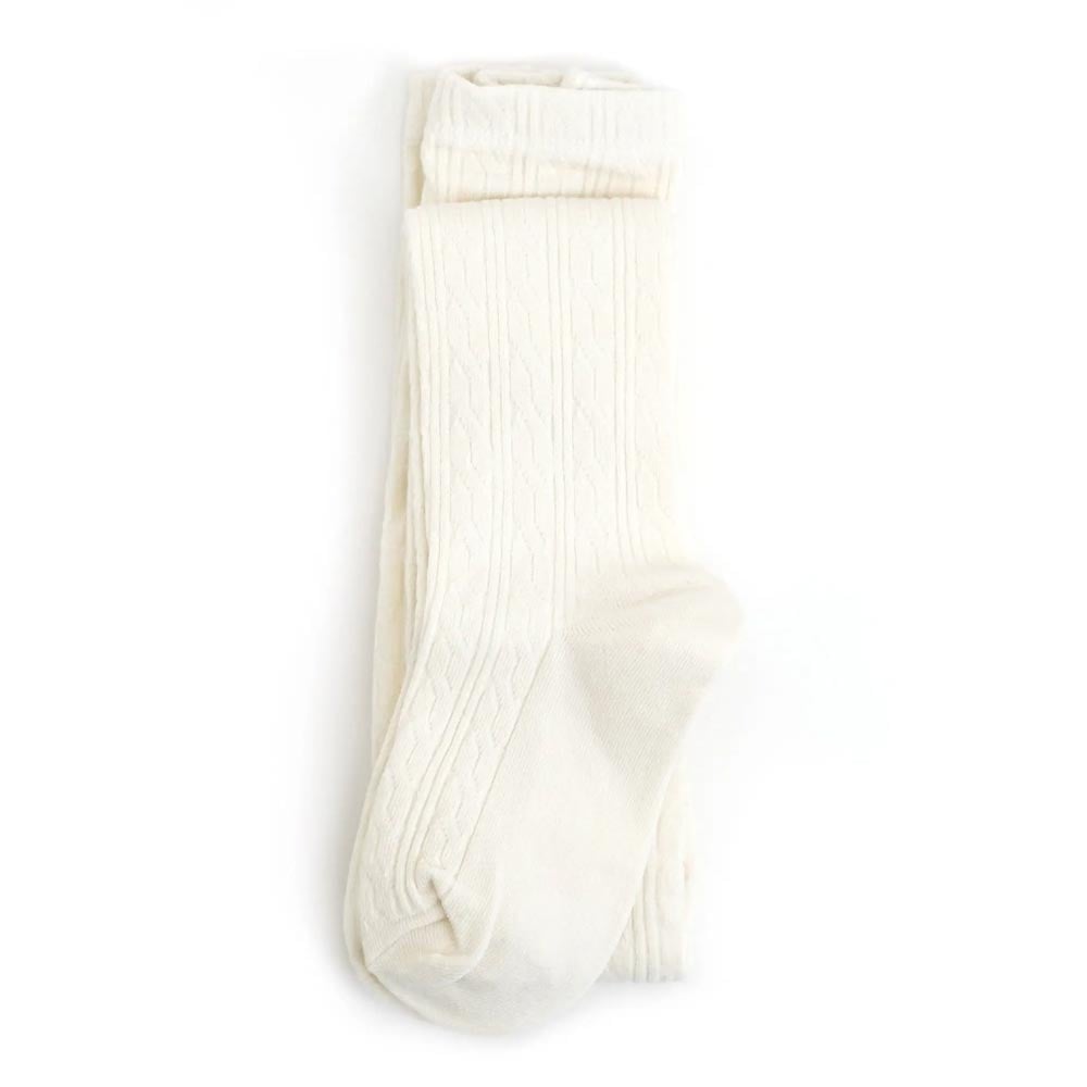 Cable Knit Tights - ivory– Beansprouts