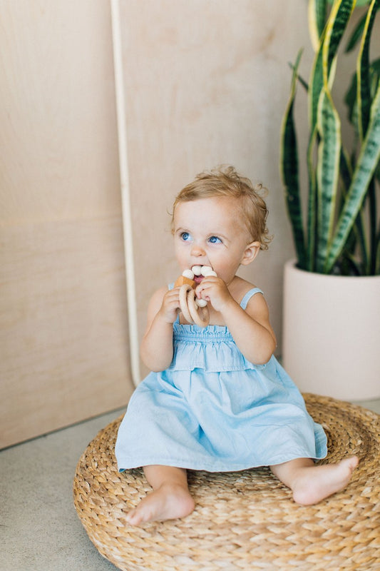 Hayes Teether - Cream