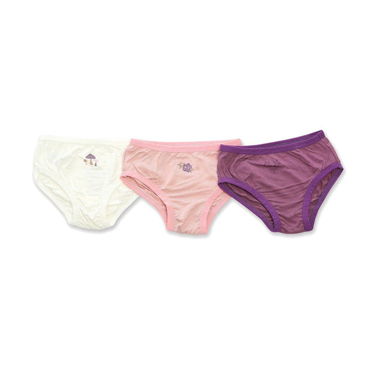 Bamboo Bikini - Plum Jam, Feather, Power Pink