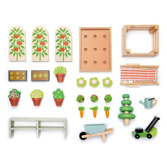 Greenhouse and garden set