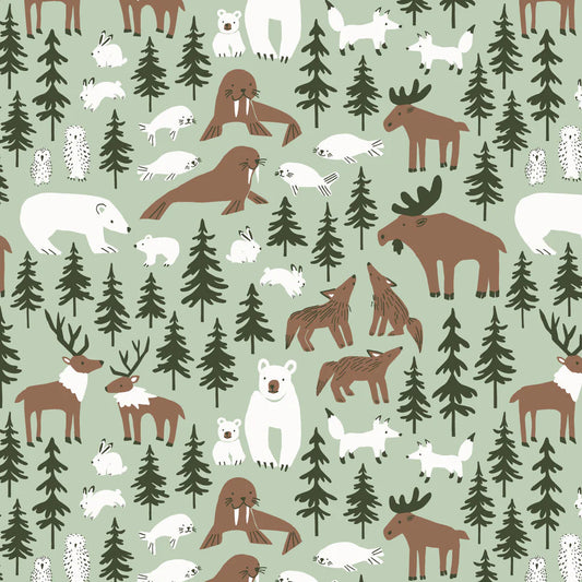 knotted hat - northern animals