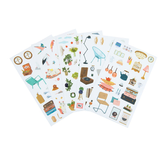 Les Parisiennes - colour and sticker book