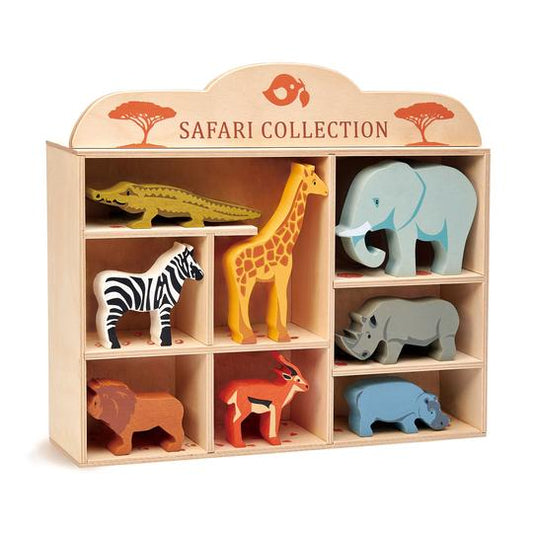 Safari Animals Collection w/ Display
