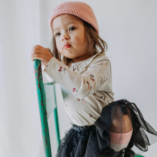 Knit toque - pink