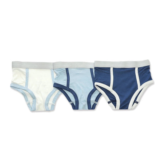 Bamboo Briefs - Baby Blue, Captain Navy, Feather